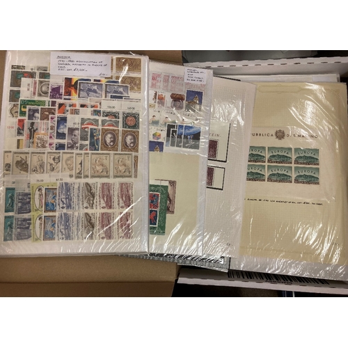 5 - STAMPS EUROPE, ex-dealers part stock with many better items and accumulations on album & stock pages... 