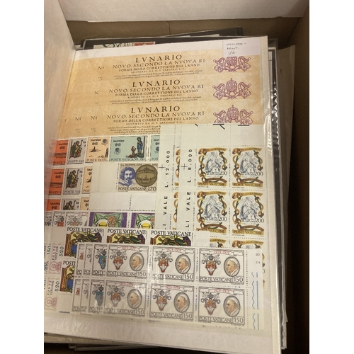 5 - STAMPS EUROPE, ex-dealers part stock with many better items and accumulations on album & stock pages... 