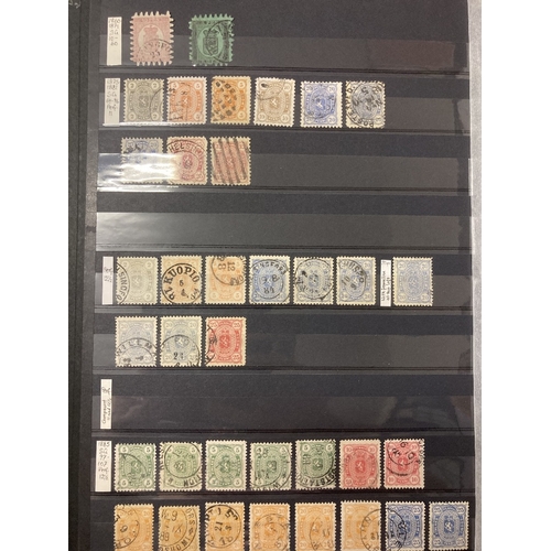 372 - STAMPS FINLAND Stockbook of early to modern, many 100's high Cat Val