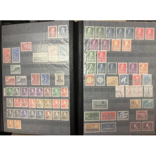 464 - STAMPS NORWAY Stockbook with early to modern mint and used, good representation not too much duplica... 