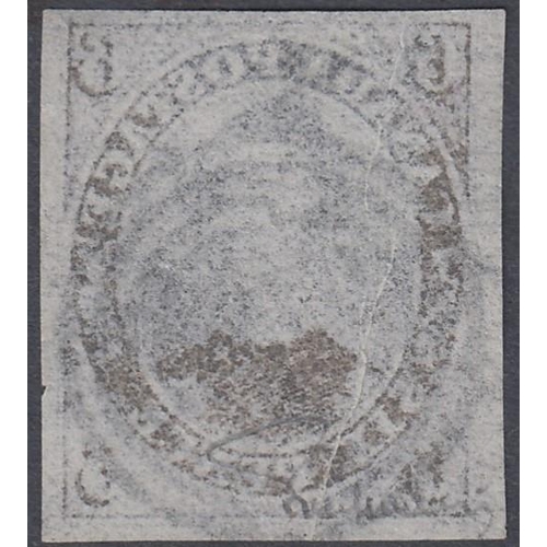 373 - STAMPS CANADA 1852-57 6d Slate Violet.  A fine used 4 margin example accompanied by a Ferchenbauer c... 