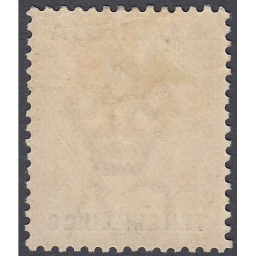 520 - STAMPS ST LUCIA 1891-98 10/- Dull Mauve & Black.  A lightly mounted mint example SG 52