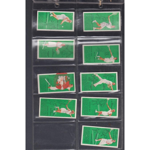 230 - CIGARETTE CARDS TENNIS - John Player cards (49 cards) slight faults and stains to a few cards