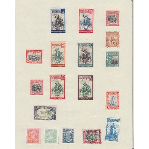 510 - STAMPS Portugese Africa, mint and used accumulation on pages and stock pages.  Old to modern issues,... 