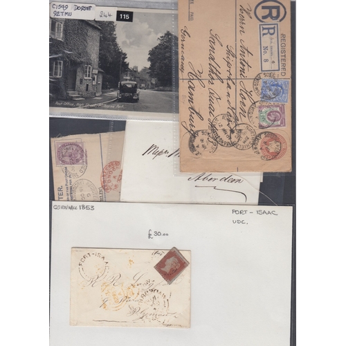 254 - STAMPS POSTAL HISTORY An interesting group of covers and cards, all related to Ports, Docks or Harbo... 