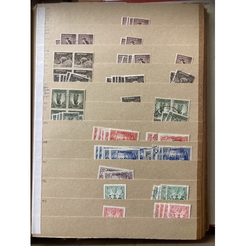 1 - STAMPS : BRITISH COMMONWEALTH, a comprehensive George VI mint and used duplicated stock, all itemise... 