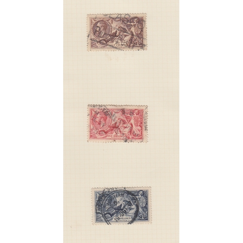 235 - GREAT BRITAIN STAMPS Four albums of mixed GB including reasonable face value, including two Penny Bl... 