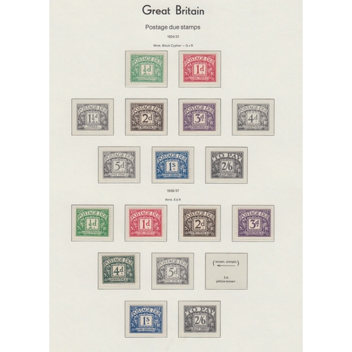 238 - GREAT BRITAIN STAMPS QV to QEII mint or used collection on hinge-less printed pages with a useful ra... 