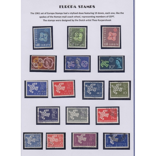 34 - Europa, fine used collection neatly displayed in an album with issues from 1956 Luxembourg through t... 