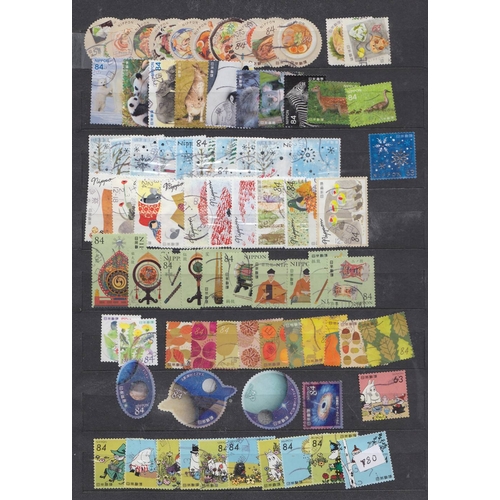 472 - STAMPS JAPAN Used collection 2014 to 2021 in two stock books circa 2000 stamps