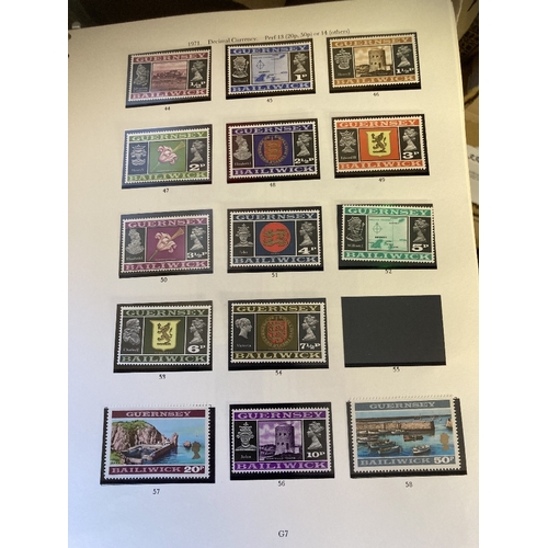 341 - STAMPS Channel Islands in three albums plus loose and additional pages, Guernsey Jersey and IOM, mai... 