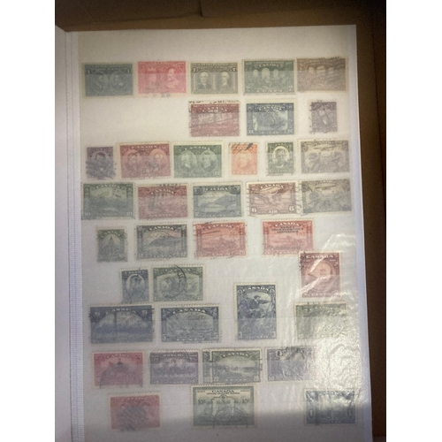 370 - STAMPS CANADA QV to QEII collection in an album and stockbook with mint and used issues with many us... 