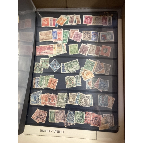 380 - STAMPS CHINA Accumulation of old album pages, stock pages and year packs, Imperial through to modern... 