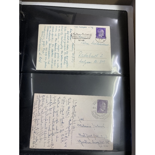 421 - STAMPS GERMANY Collection in two binders with useful mint and used especially from the Third Reich p... 