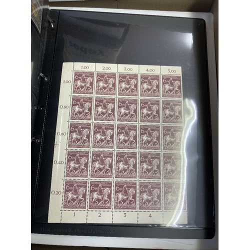 421 - STAMPS GERMANY Collection in two binders with useful mint and used especially from the Third Reich p... 