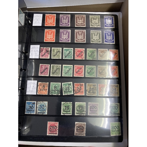 421 - STAMPS GERMANY Collection in two binders with useful mint and used especially from the Third Reich p... 