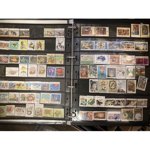 51 - STAMPS : Mixed box of World albums plus some covers, GB postage noted