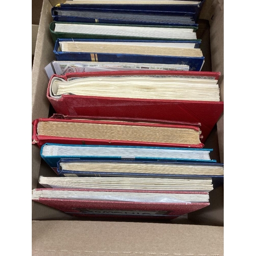 30 - Mixed box of stock books All World