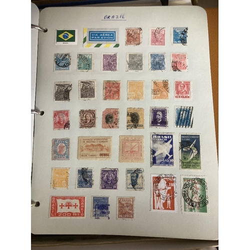 60 - STAMPS : Mixed box of various albums and stockbooks, India, Switzerland, Commonwealth etc