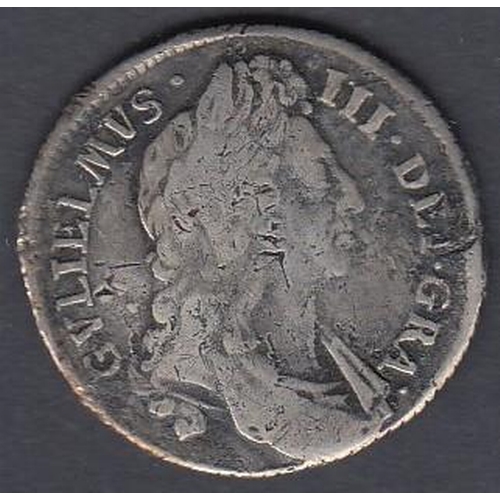 96 - COINS : 1696 William III Silver Shilling in collectable condition