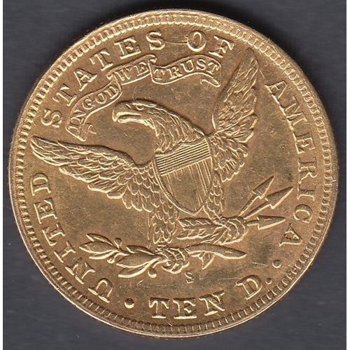 55 - 1898 USA $10 GOLD Eagle Coin 16g