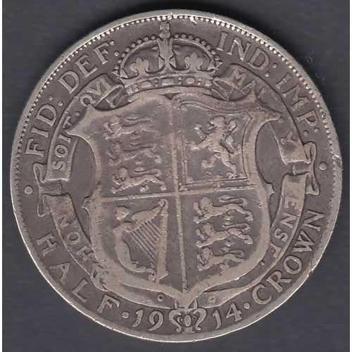 57 - 1914 GV Half Crown