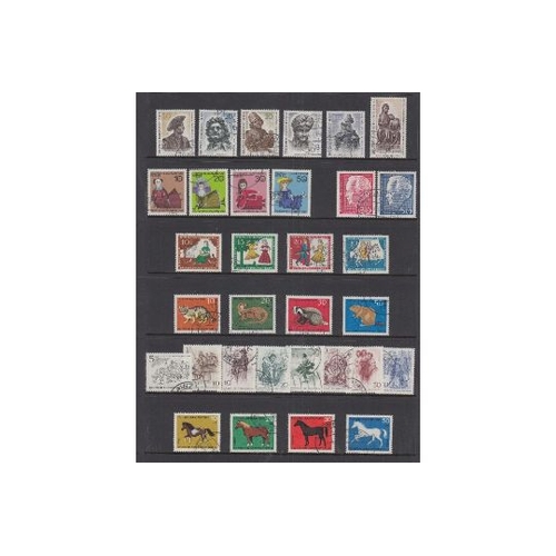 317 - STAMPS GERMANY Fine used selection on stock pages in sets or sheets, no duplication