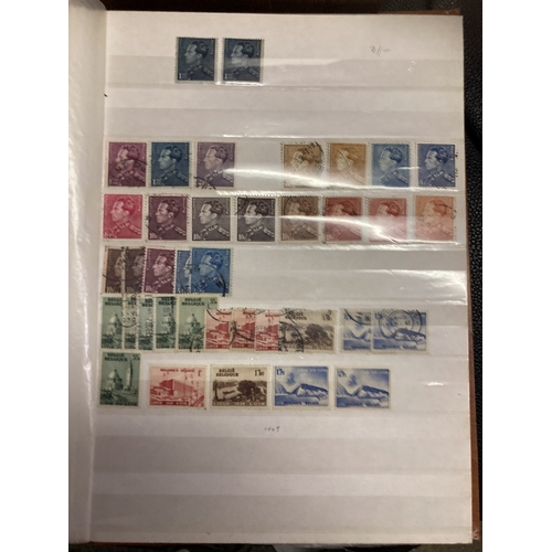 10 - All World accumulation of stamps in four stockbooks including some early GB