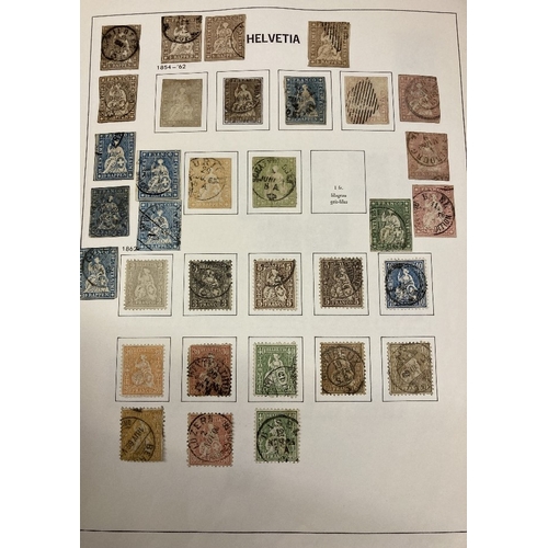 310 - STAMPS SWITZERLAND Mint and used collection in album 1860's to 1980's