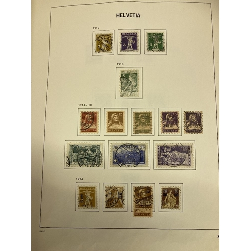 310 - STAMPS SWITZERLAND Mint and used collection in album 1860's to 1980's