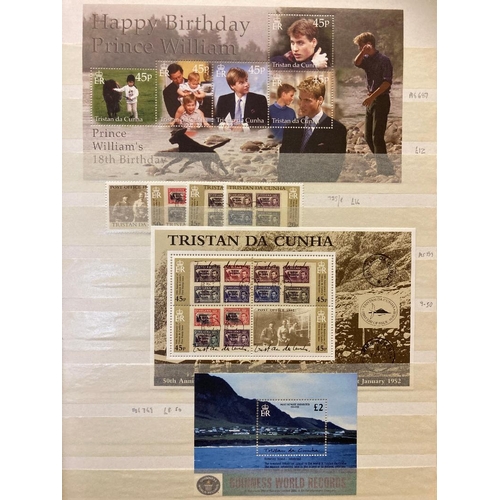 313 - Tristan Da Cunha QEII unmounted mint sets and minisheets to 2017 STC £927