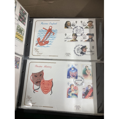 154 - Great Britain First Day Covers in six albums mainly hand addressed 80' and 90's. plus a few presenta... 