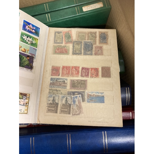 12 - World stamp collection in various albums and stockbooks with plenty to sort through, Notable countri... 