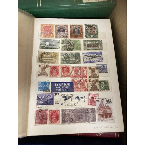 12 - World stamp collection in various albums and stockbooks with plenty to sort through, Notable countri... 