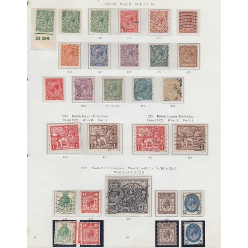 232 - STAMPS : GREAT BRITAIN : Collection mint and used in four albums 1840- 2000. Starting with Penny Bla... 