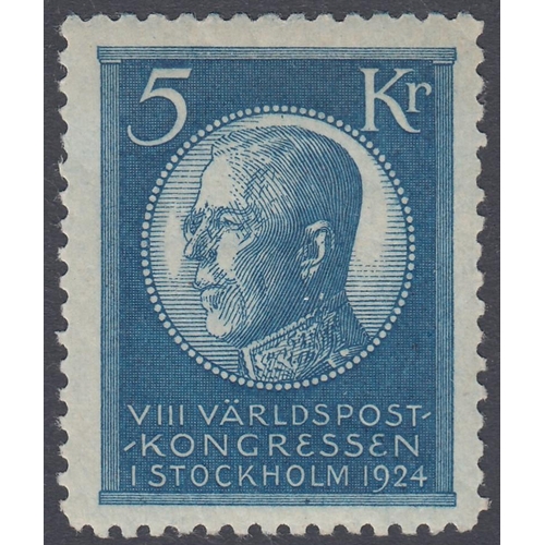 628 - STAMPS SWEDEN 1855-2008 collection in two Davo printed albums with used issues, except the two 1924 ... 