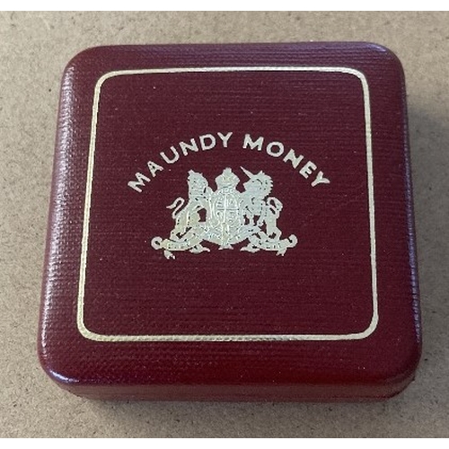 4 - Coins : 1974 Maundy Money in Royal Mint box, slight tarnish to coins, coins are in sealed bags