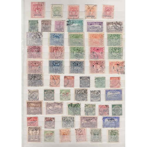 62 - STAMPS : Commonwealth used accumulation in large blue stock book, spotted Cape Triangles, Silver Jub... 