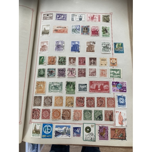 131 - STAMPS : Two large HEAVY albums All World  many 1000's of stamps