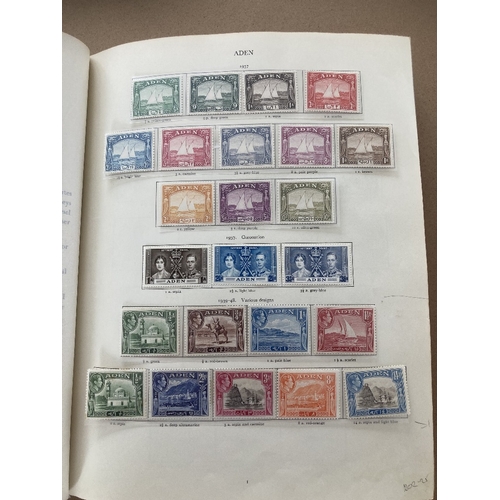 59 - STAMPS : BRITISH COMMONWEALTH, a fine George VI mint collection in a SG Crown album. Nearly all the ... 