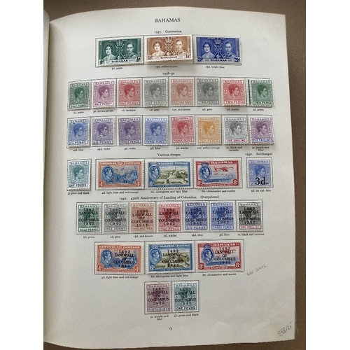 59 - STAMPS : BRITISH COMMONWEALTH, a fine George VI mint collection in a SG Crown album. Nearly all the ... 