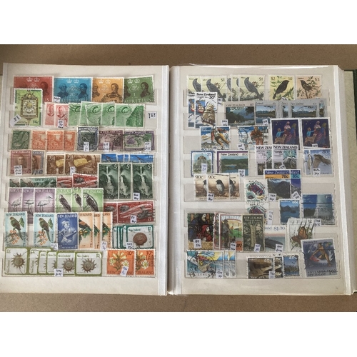 113 - STAMPS : Small green album of British Commonwealth used