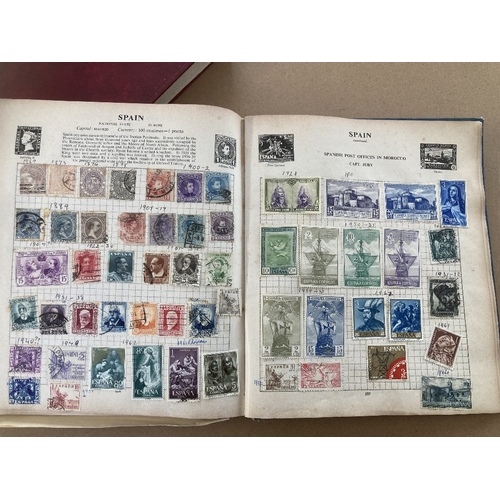 118 - STAMPS : Two small albums, one GB and the other All World , usual mixture of early issues from China... 