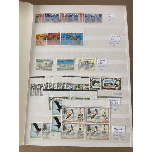 66 - STAMPS : BRITISH COMMONWEALTH, stockbook with many complete sets mint and used, mostly QEII includin... 