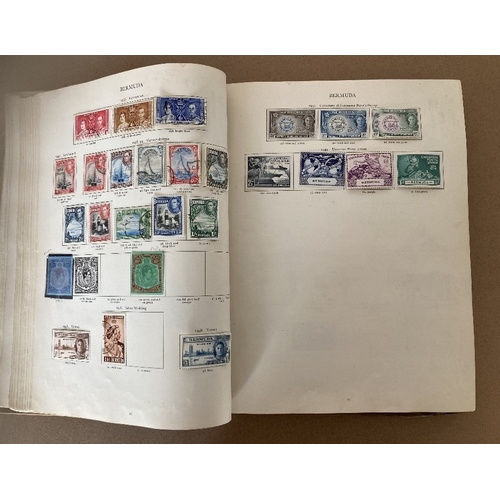 75 - STAMPS : BRITISH COMMONWEALTH, George VI Crown album with a mixture of mint and used issues. Some co... 