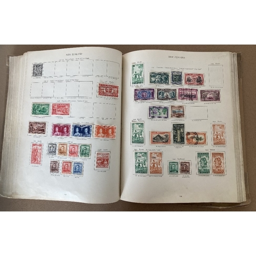 75 - STAMPS : BRITISH COMMONWEALTH, George VI Crown album with a mixture of mint and used issues. Some co... 