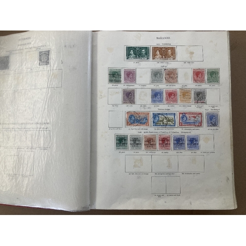 88 - STAMPS : Red Crown album for GVI mixture of mint and used, remaindered but has scope for expansion, ... 