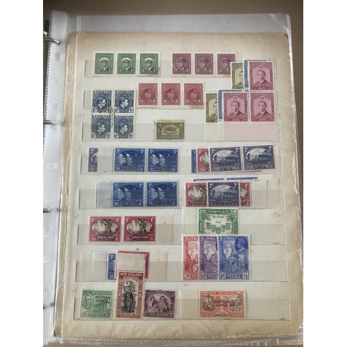 90 - STAMPS : BRITISH COMMONWEALTH, binder 100s with mint & used QV to QEII. Many useful items with U/M 1... 