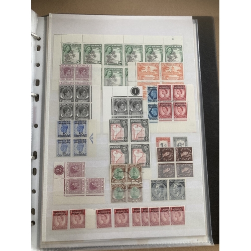 90 - STAMPS : BRITISH COMMONWEALTH, binder 100s with mint & used QV to QEII. Many useful items with U/M 1... 