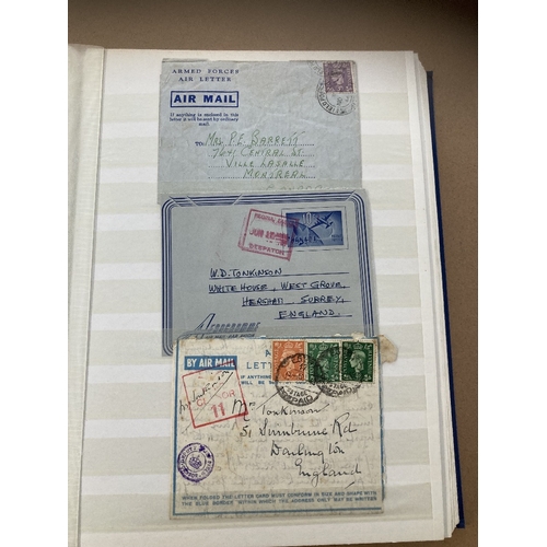 181 - STAMPS : POSTAL HISTORY : Large stockbook full of various commercial covers, plus a batch of airmail... 